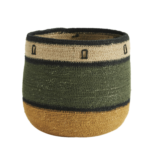 Carré Green Seagrass Baskets