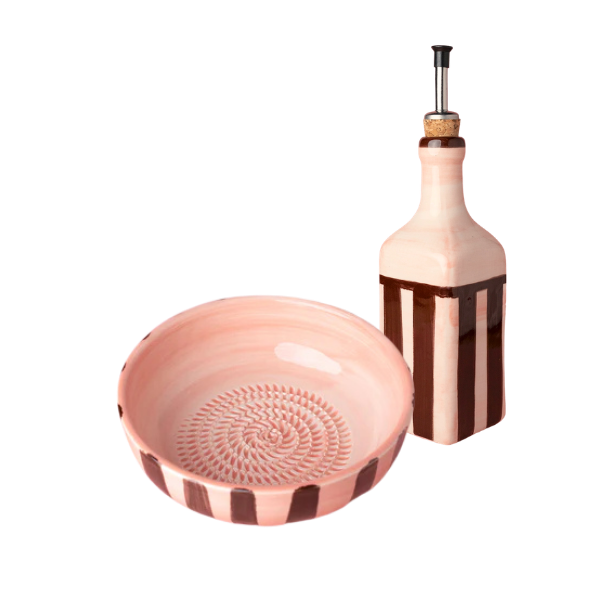 Giftset Chocolat (Grater plate + oil bottle + brush)