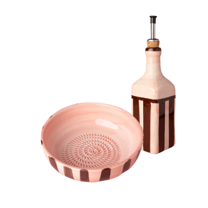Giftset Chocolat (Grater plate + oil bottle + brush)