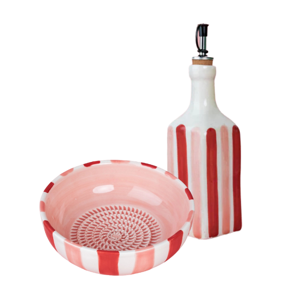 Giftset Sweetheart (Raspbord + oliefles + borsteltje) 