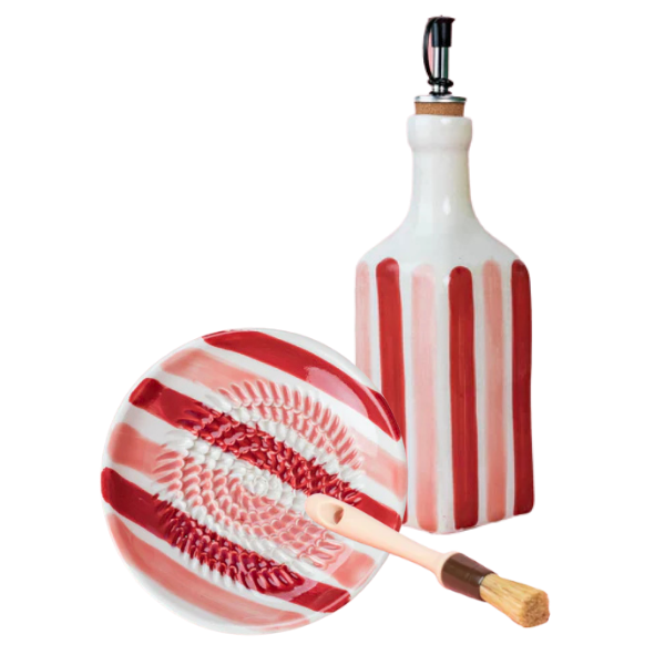 Giftset Sweetheart (Mini raspbord + oliefles + gratis borsteltje) 