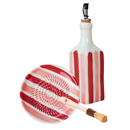 Giftset Sweetheart (Mini raspbord + oliefles + gratis borsteltje) 