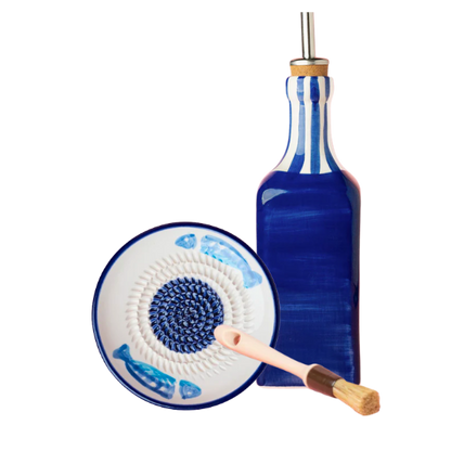 Giftset Tuna (Mini raspbord + oliefles + gratis borsteltje) 