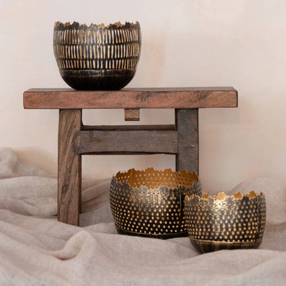 Indisch Houten Krukje 