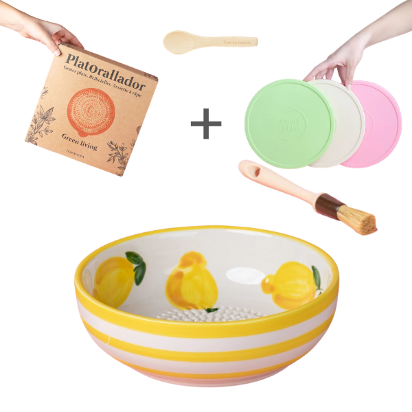 Starter Set Medio (raspbord + deksel + borsteltje)