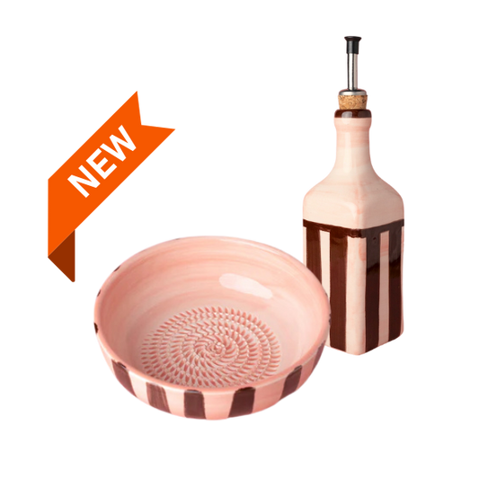 Giftset Chocolat (Grater plate + oil bottle + brush)