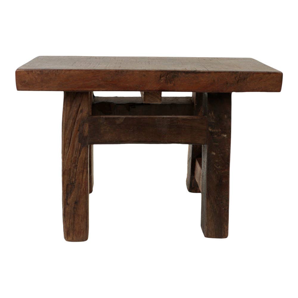 Indisch Houten Krukje 