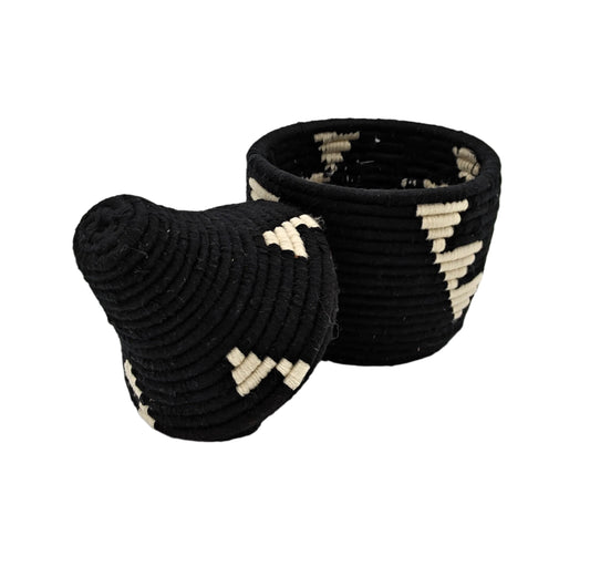 Ouida Black Triangle Berber Basket