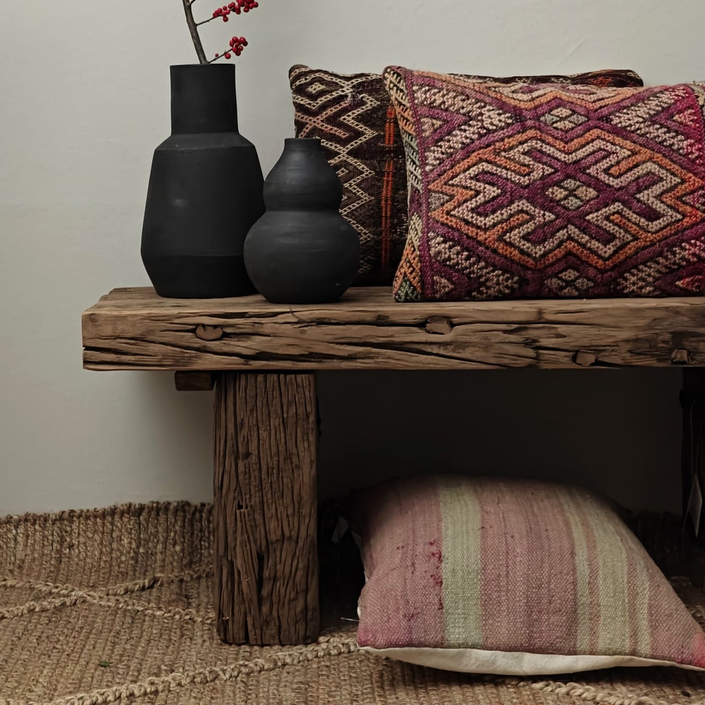 Vintage Liv Stripe Cushion Cover