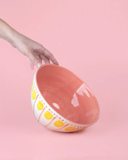 Ambachtelijke saladekommen