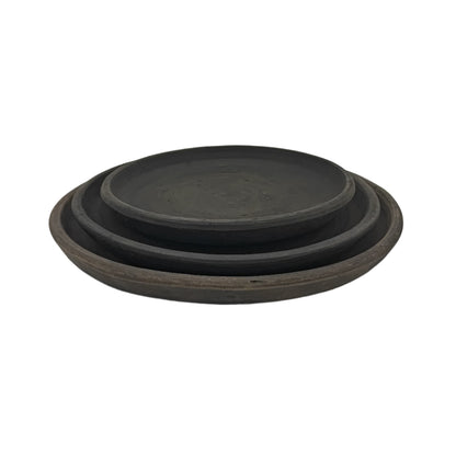 Yosho Black Plates (Set of 3)