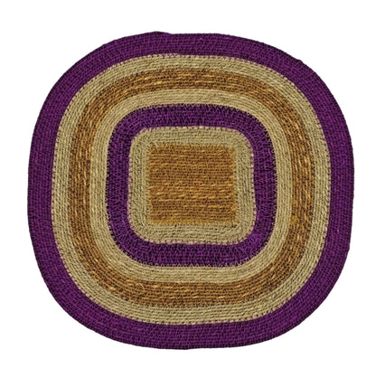 Multico Violet Raffia Placemat