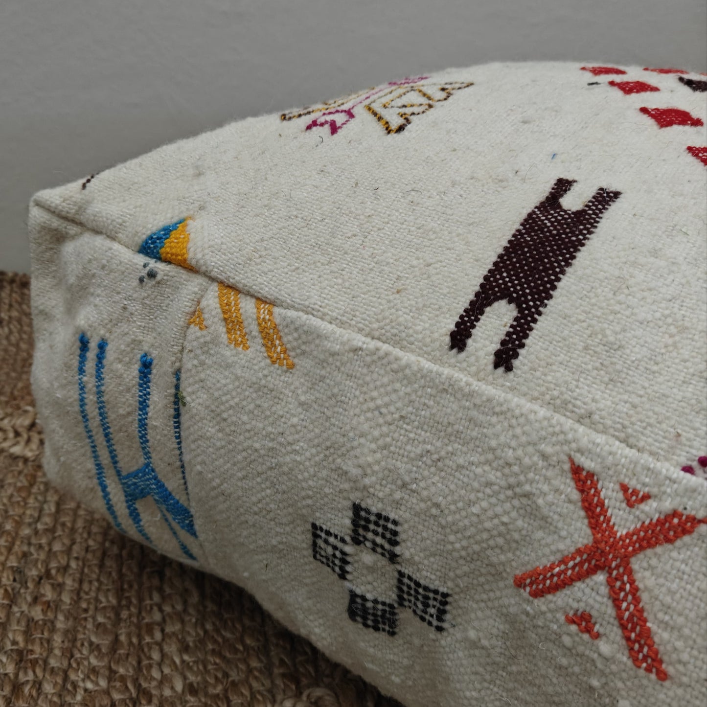 Kelim Geo Pouf - Floor Cushion