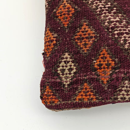 Burgundy Berber Cushion Cover