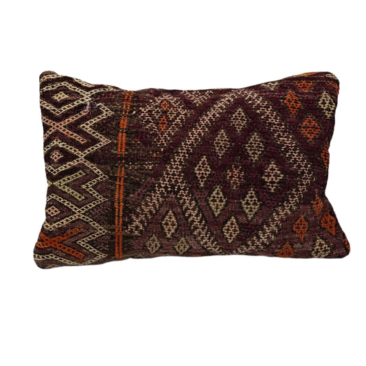 Burgundy Berber Kussenhoezen (Set van 2)