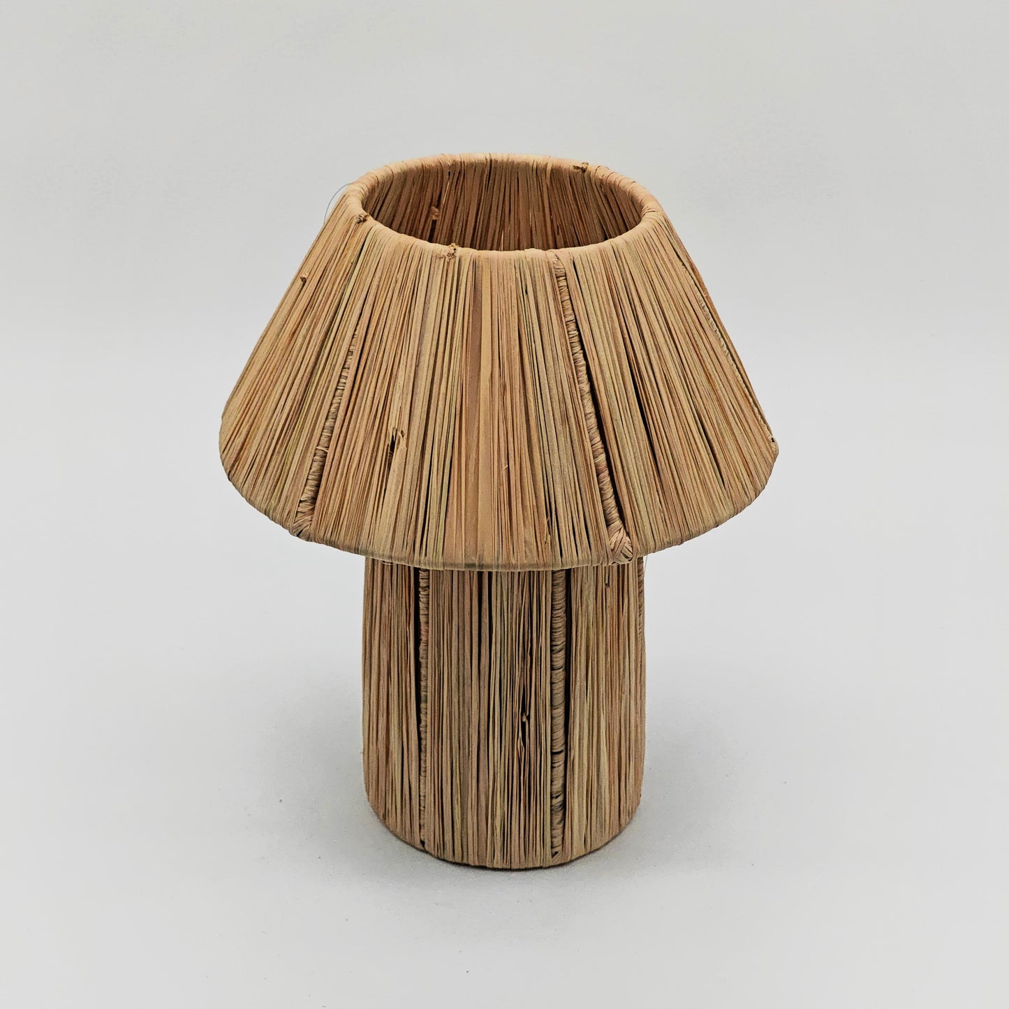Natural Raffia Lamp