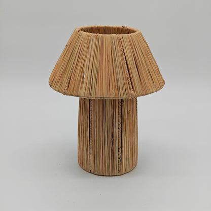 Natural Raffia Lamp