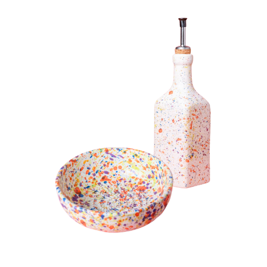 Giftset Carnival (Grater plate + oil bottle + brush)