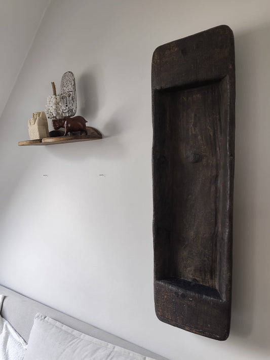 Khaliya Vintage Houten Dienblad / Muur deco