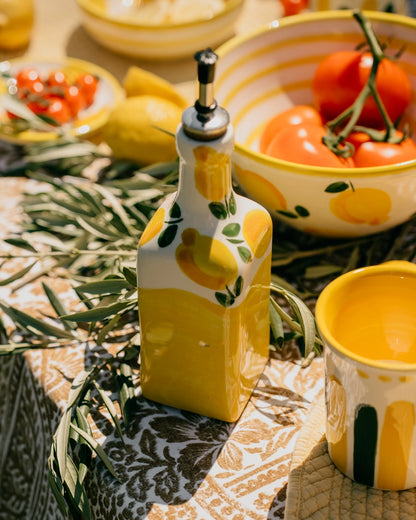 Giftset Limone (Raspbord + oliefles + gratis borsteltje) 