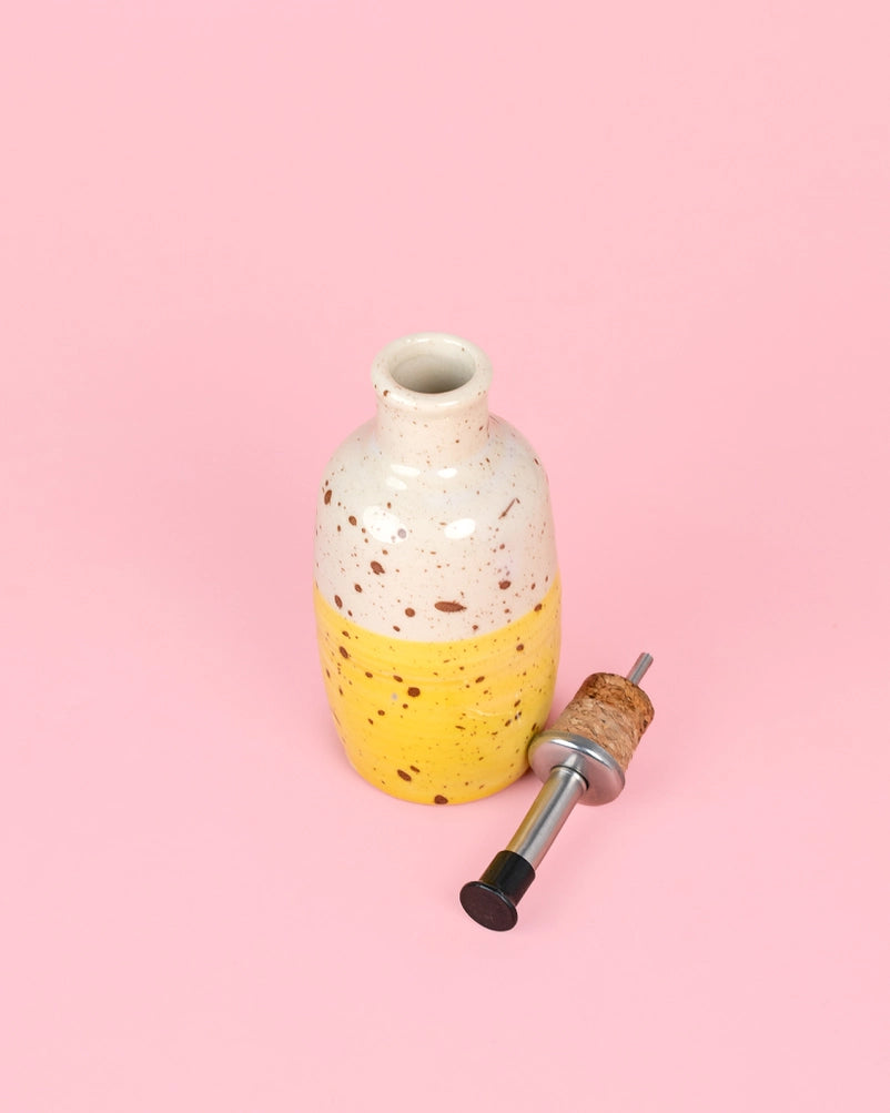 Mini Cinnamon Ceramic Oil Dispenser 100ml