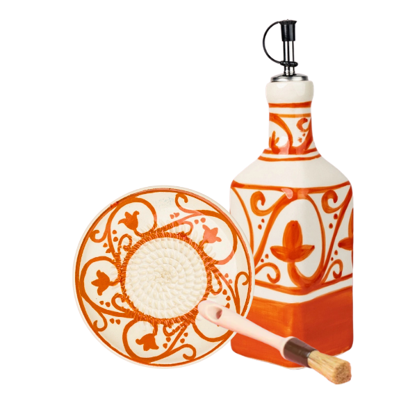 Giftset Azahara (Mini raspbord + oliefles + gratis borsteltje) 