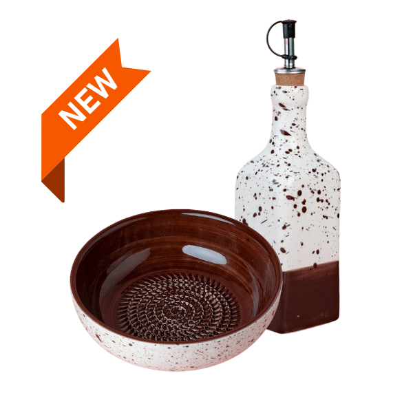 Giftset Brownie (Grater plate + Oil bottle + Brush)