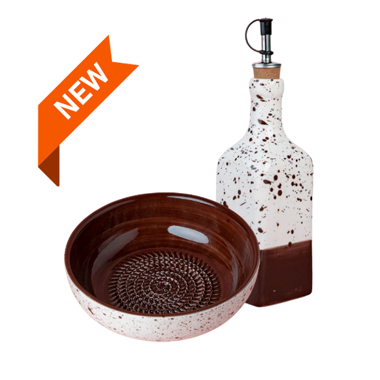 Giftset Brownie (Grater plate + Oil bottle + Brush)