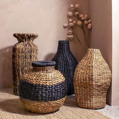 Ines Water Hyacinth Ball Vase