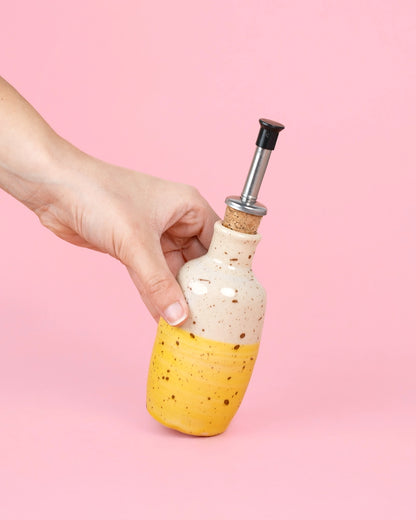 Mini Cinnamon Ceramic Oil Dispenser 100ml