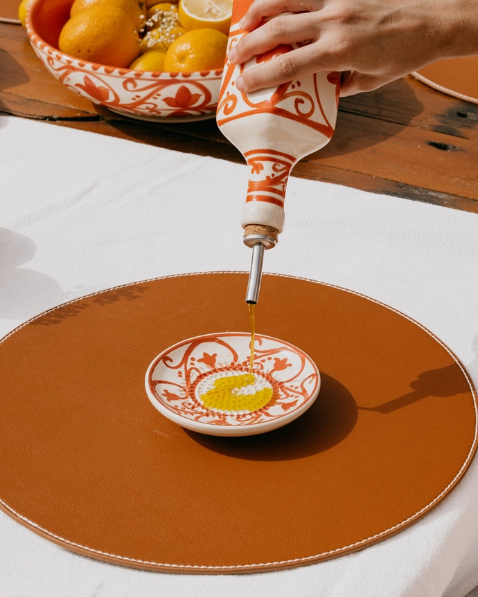 Giftset Azahara (Mini raspbord + oliefles + gratis borsteltje) 