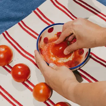 Giftset Pomodoro (Raspbord + oliefles + borsteltje) 