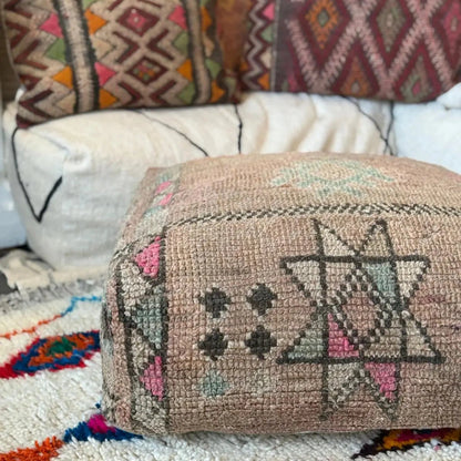 Beni Ourain Poef - Vloerkussen