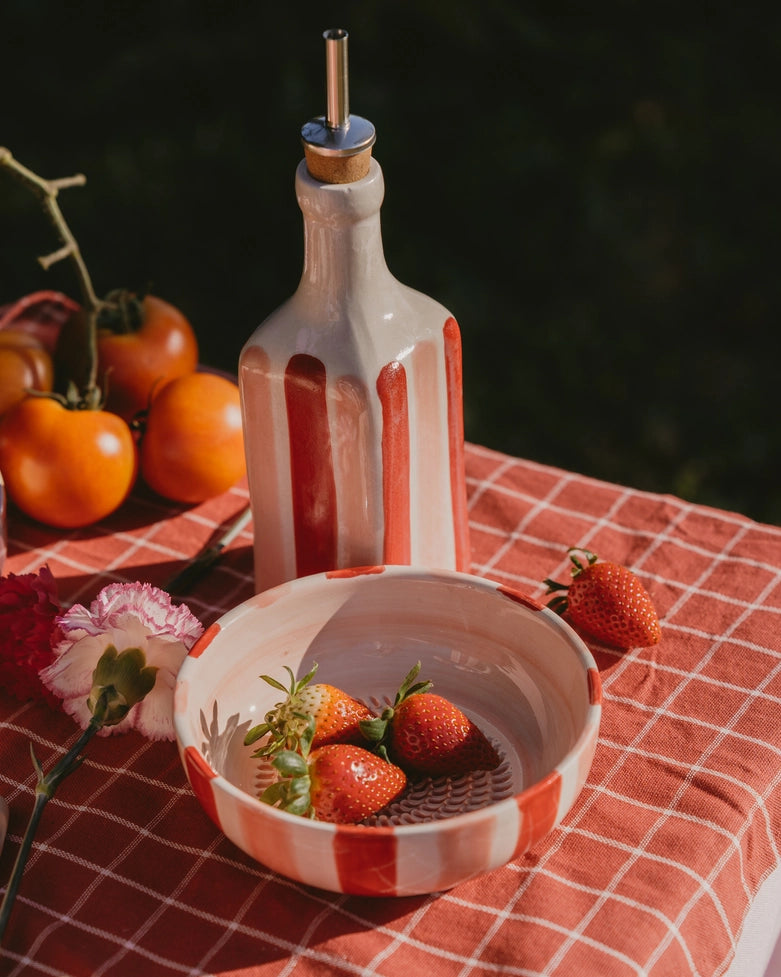 Giftset Sweetheart (Raspbord + oliefles + borsteltje) 