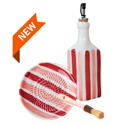 Giftset Sweetheart (Mini raspbord + oliefles + gratis borsteltje) 