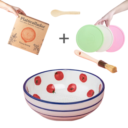 Starter Set Medio (raspbord + deksel + borsteltje)