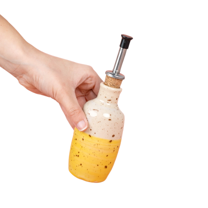 Mini Cinnamon Ceramic Oil Dispenser 100ml